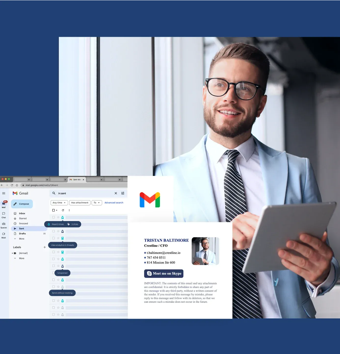 Know who opens and clicks your emails