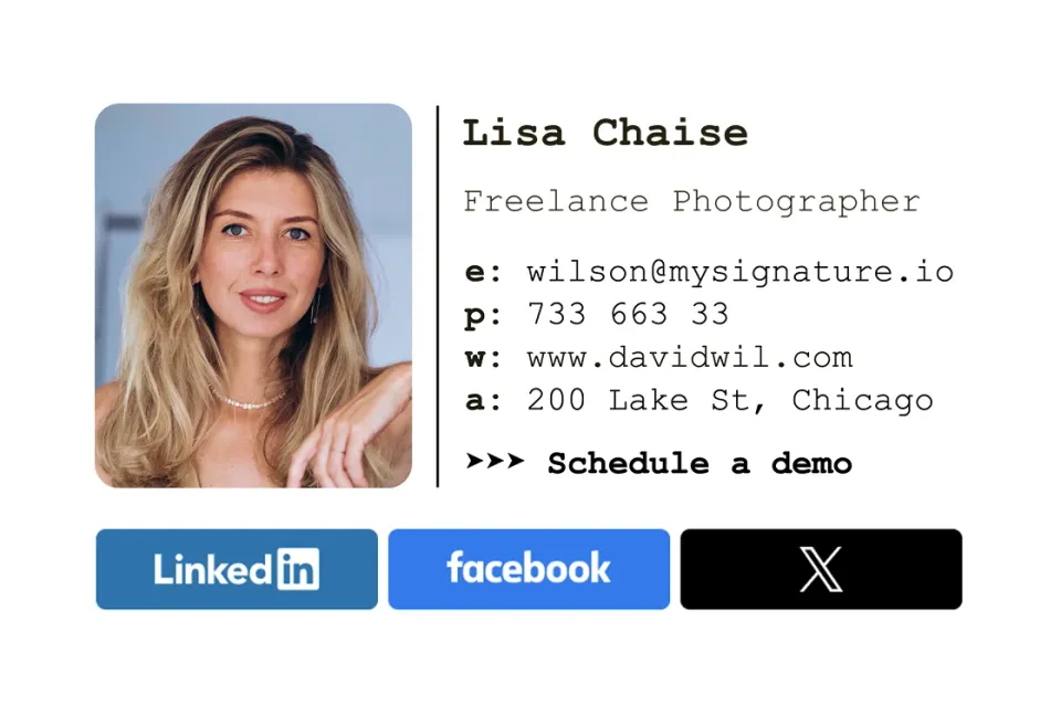 email signature for freelancers