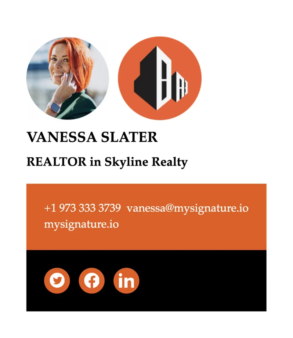 email signature for real estate agents